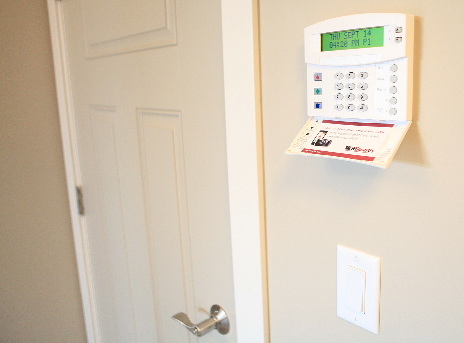 Parade of Homes security system